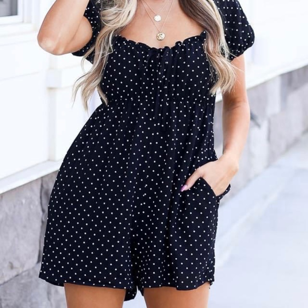 Polka Dot Romper